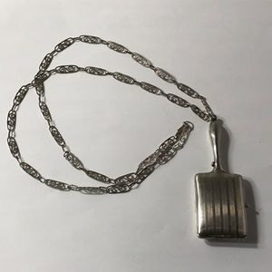 Antique German Made Solid Sterling Mirror Compact